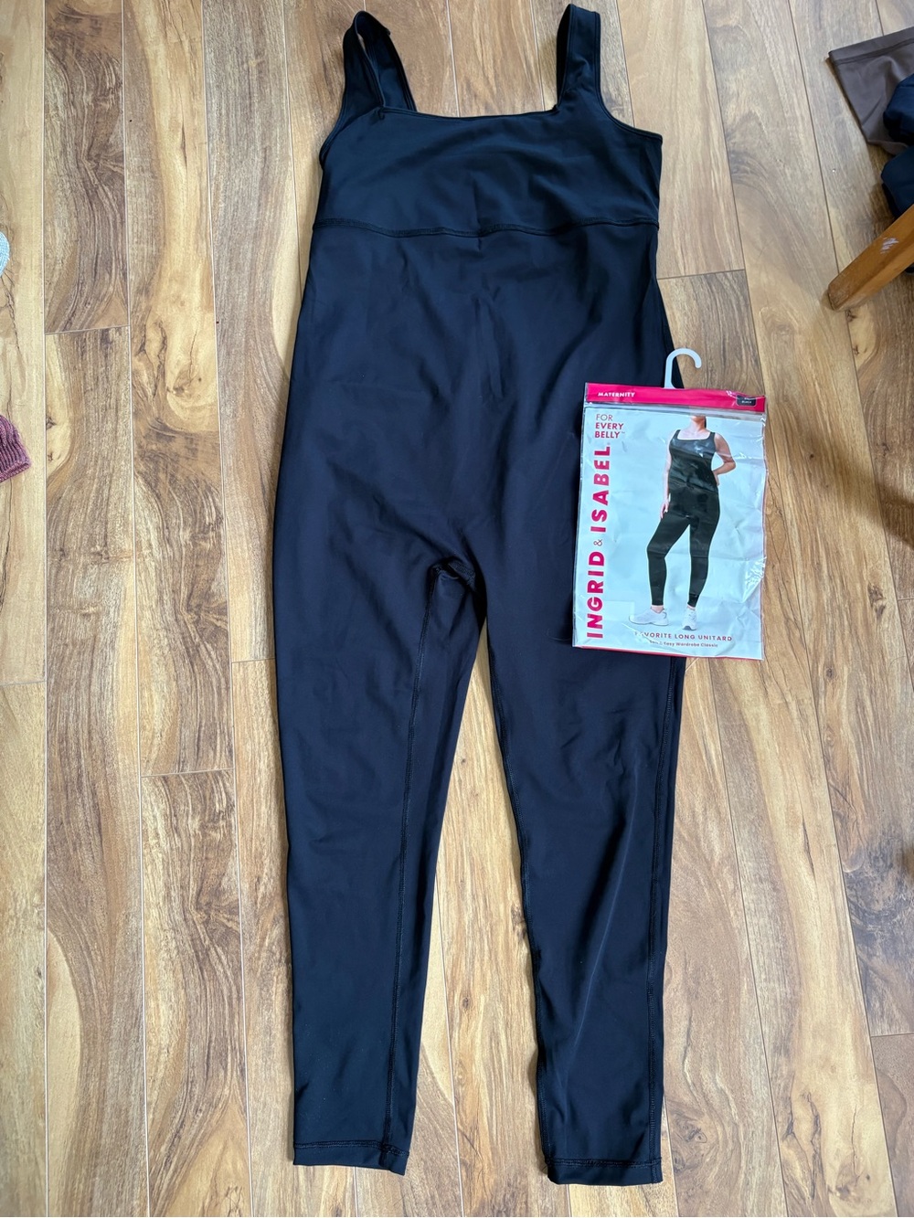 Ingrid & Isabel Black Maternity Jumpsuit Romper